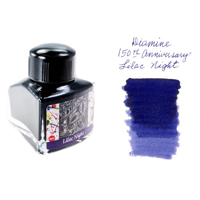 Diamine 150th Anniversary Fountain Pen Ink - Lilac Night