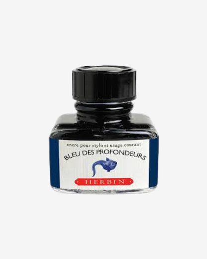 J. Herbin Fountain Pen Ink - Bleu des Profondeurs