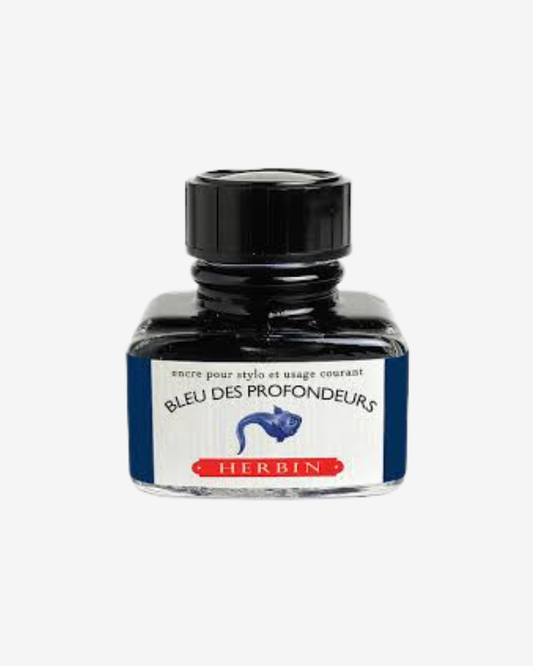 J. Herbin Fountain Pen Ink - Bleu des Profondeurs