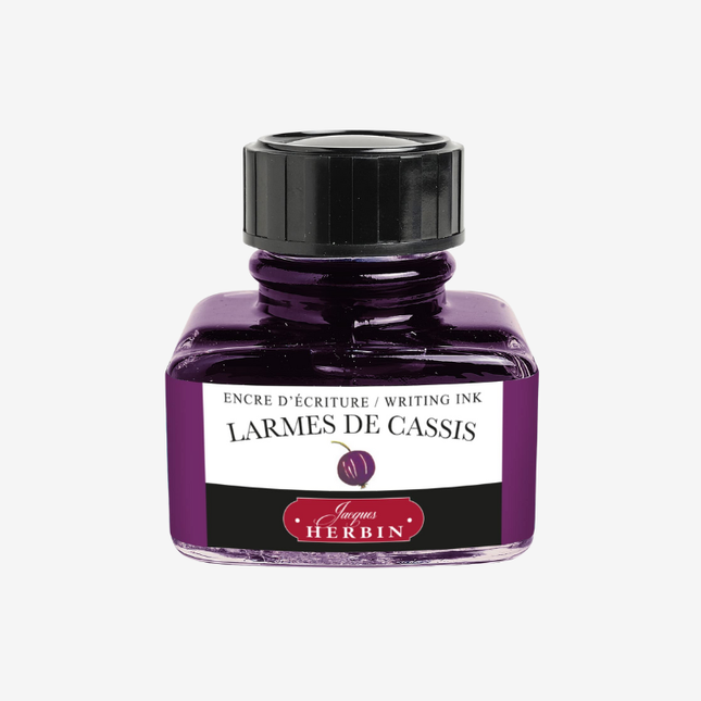 J. Herbin Fountain Pen Ink - Larmes de Cassis
