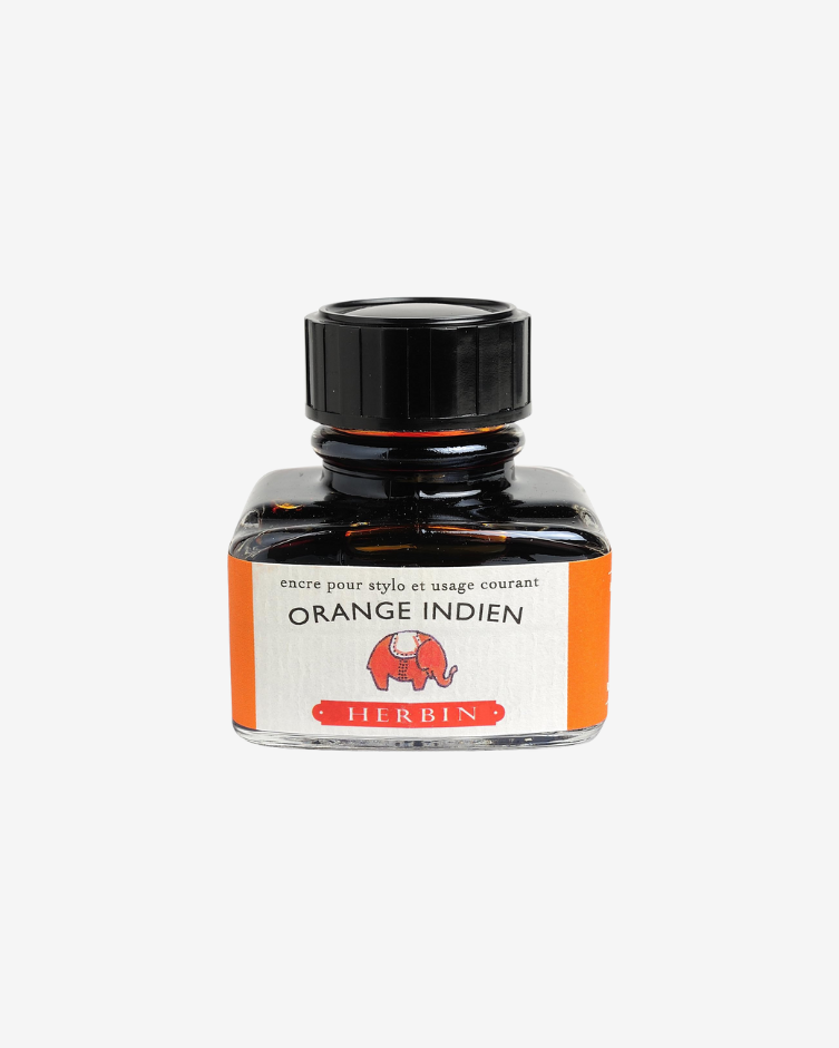 J. Herbin Fountain Pen Ink - Orange Indien