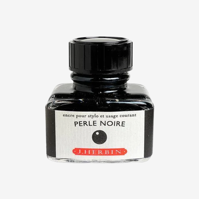 J. Herbin Fountain Pen Ink - Perle Noir