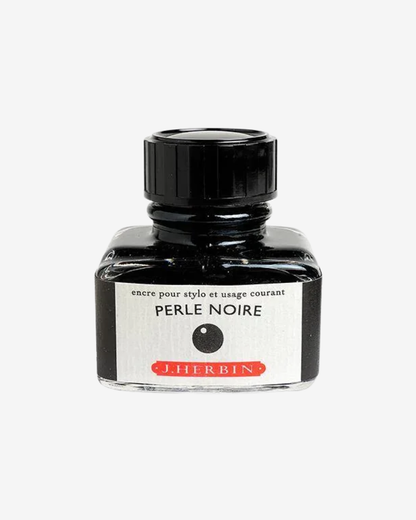 J. Herbin Fountain Pen Ink - Perle Noir