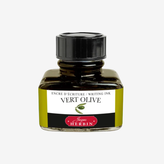 J. Herbin Fountain Pen Ink - Vert Olive