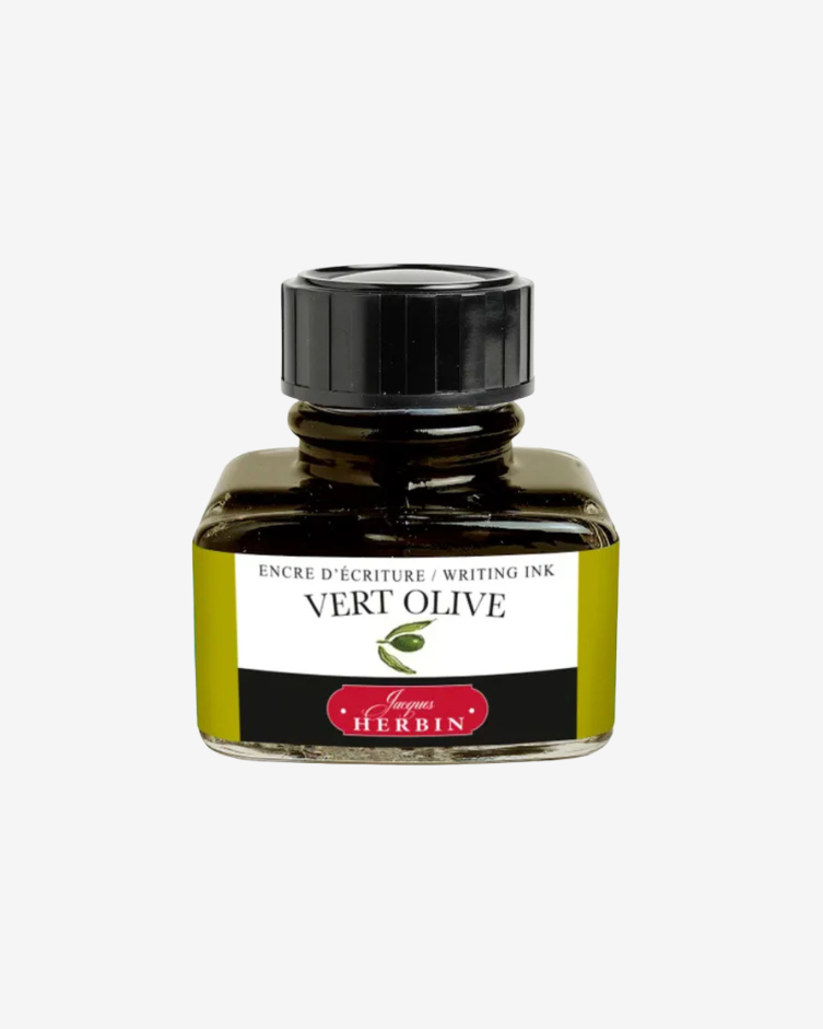 J. Herbin Fountain Pen Ink - Vert Olive