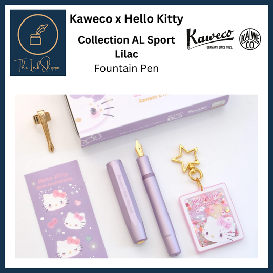 Kaweco x Hello Kitty Collection AL Sport Limited Edition Fountain Pen - Lilac