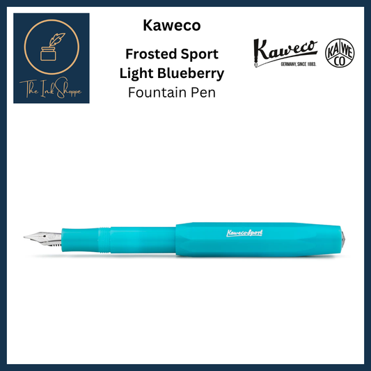 Kaweco Frosted Sport Fountain Pen - Light Blueberry