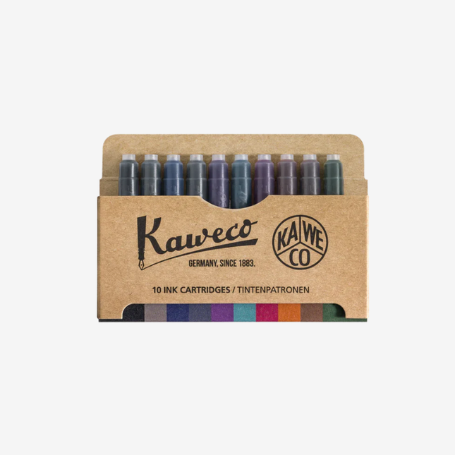 Kaweco 10-Pack Fountain Pen Ink Cartridge Assorted Colour Mix