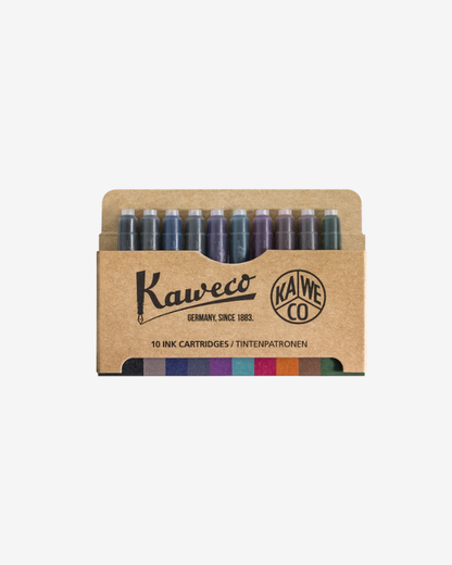 Kaweco 10-Pack Fountain Pen Ink Cartridge Assorted Colour Mix
