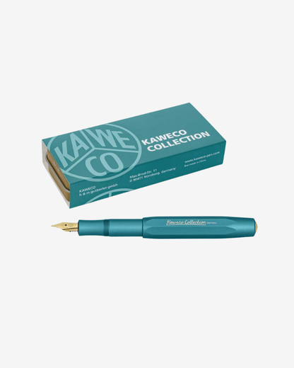 Kaweco Collection AL Sport Limited Edition Fountain Pen - Iguana Blue