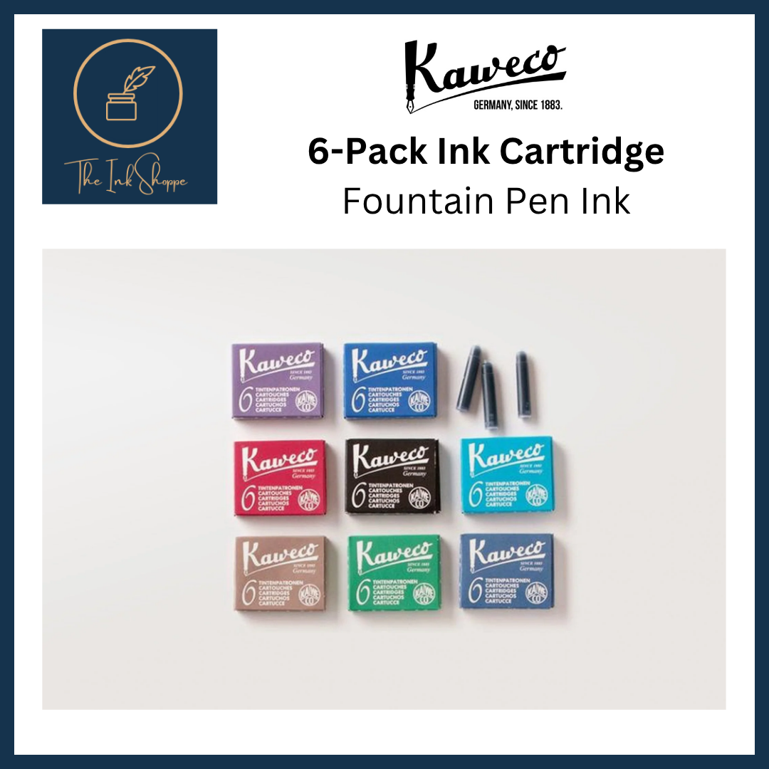 Kaweco Fountain Pen Ink Cartridges 6-Pack