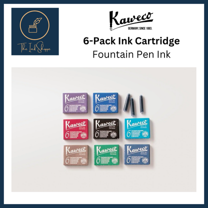 Kaweco Fountain Pen Ink Cartridges 6-Pack