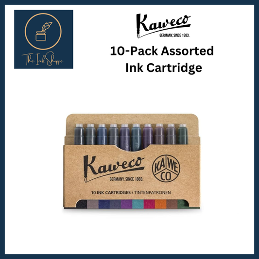 Kaweco 10-Pack Fountain Pen Ink Cartridge Assorted Colour Mix
