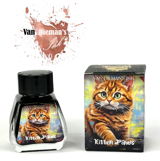 Van Dieman's Feline Fountain Pen Ink - Kitten Paws