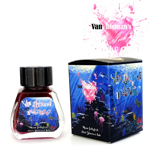 Van Dieman's Underwater Fountain Pen Ink - Moon Jellyfish - The Ink Shoppe Philippines