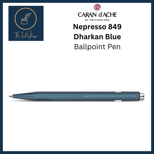 Caran d'Ache x Nepresso 849 Ballpoint Pen - Dharkan Blue