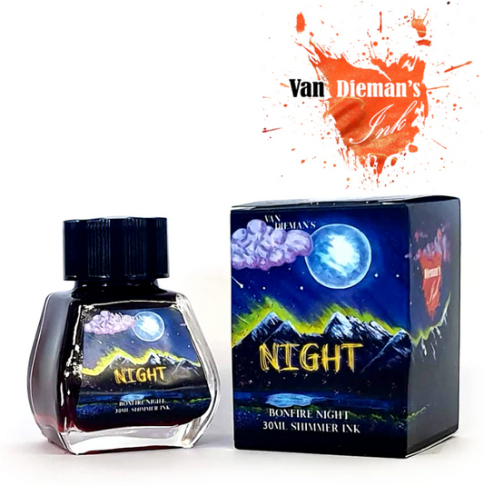 Van Dieman's Night Fountain Pen Ink - Bonfire Night