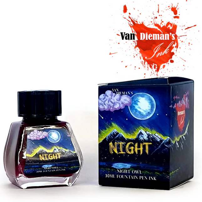 Van Dieman's Night Fountain Pen Ink - Night Owl
