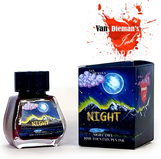 Van Dieman's Night Fountain Pen Ink - Night Owl