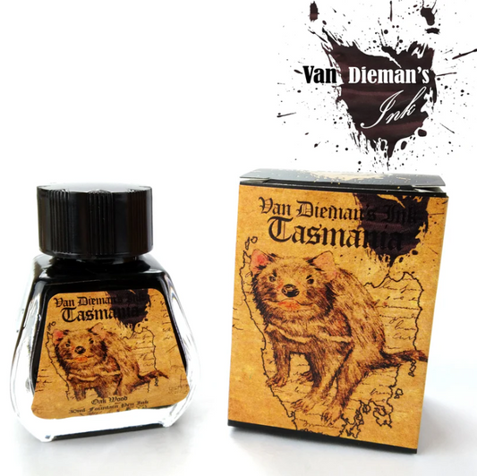 Van Dieman's Tasmania Fountain Pen Ink - Oak Wood