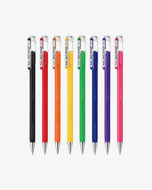 Pentel Mattehop 1.0mm Gel Pen Set of 14 Pens
