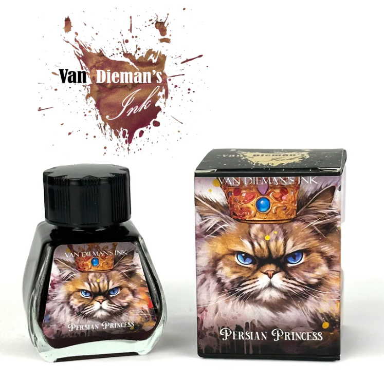 Van Dieman's Feline Fountain Pen Ink - Persian Princess