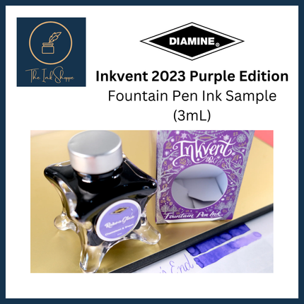 Diamine Inkvent 2023 Purple Edition Fountain Pen Ink Sample (3mL)