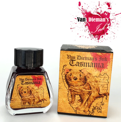 Van Dieman's Tasmania Fountain Pen Ink - Tasmanian Pink Robin