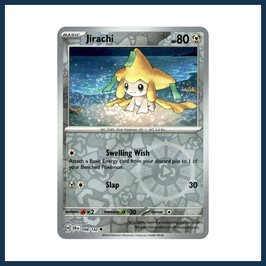 Pokémon TCG - Scarlet & Violet Stellar Crown Jirachi Reverse Holo 098/142
