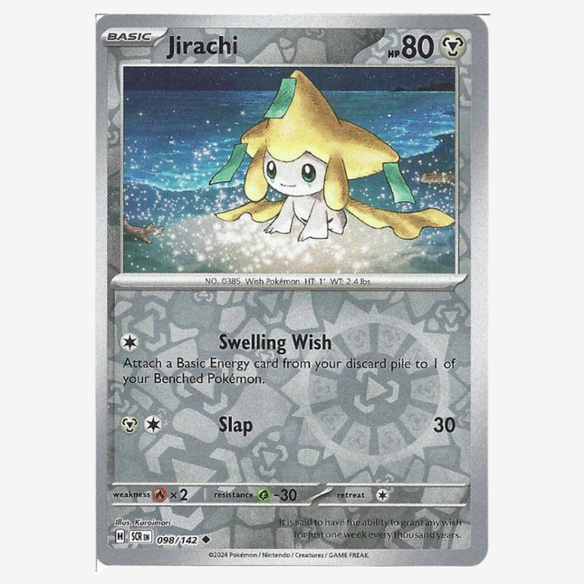 Pokémon TCG - Scarlet & Violet Stellar Crown Jirachi Reverse Holo 098/142