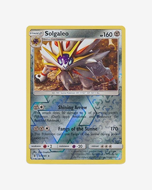 Pokémon TCG - Sun & Moon Guardians Rising Solgaleo 87/145 Reverse Holo