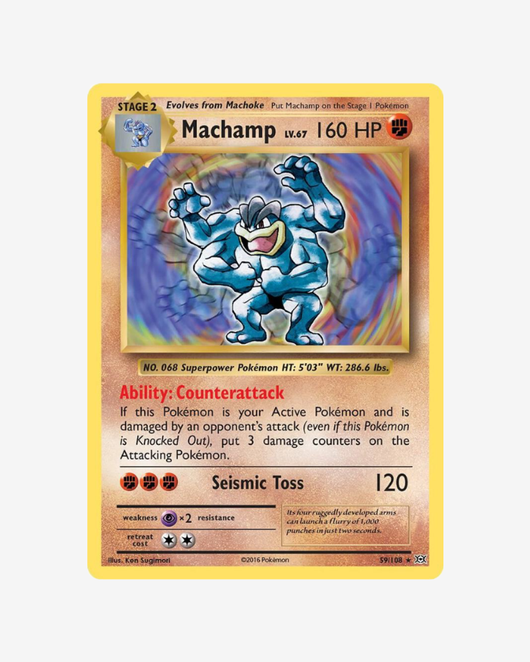 Pokémon TCG - X&Y Evolutions Machamp Holo 59/108