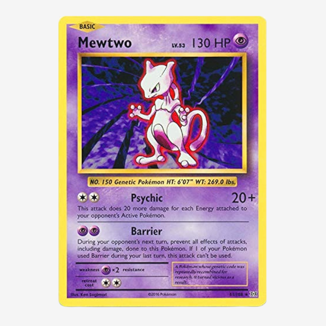 Pokémon TCG - X&Y Evolutions Mewtwo 51/108