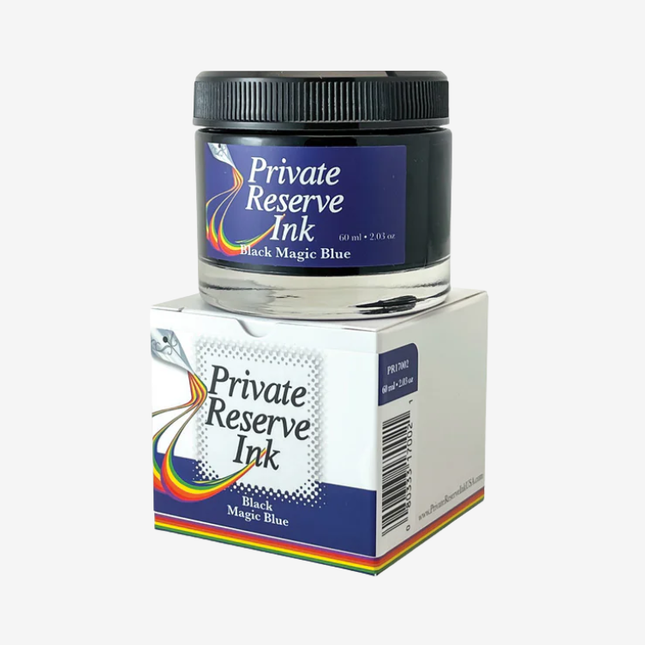Private Reserve Ink Fountain Pen Ink - Black Magic Blue
