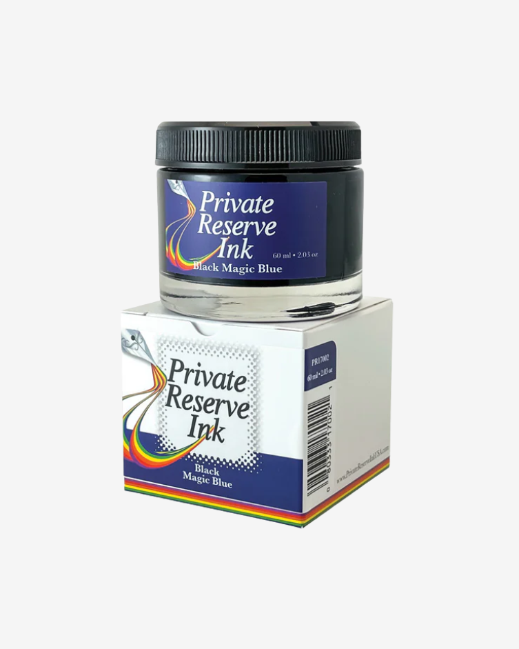 Private Reserve Ink Fountain Pen Ink - Black Magic Blue
