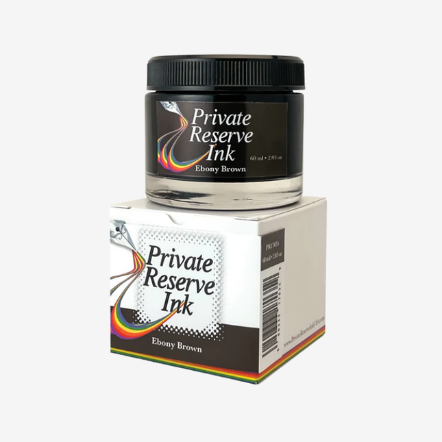 Private Reserve Ink Fountain Pen Ink - Ebony Brown