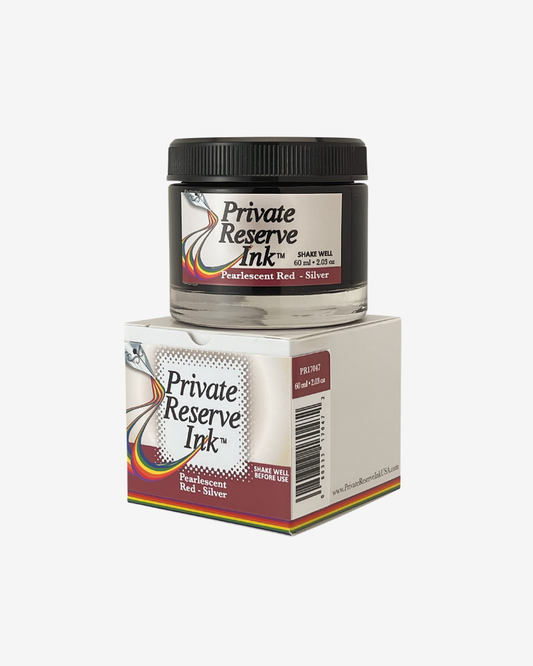 Private Reserve Ink Fountain Pen Ink - Pearlescent Red-Silver
