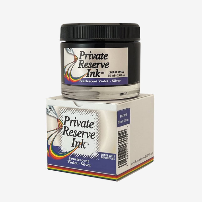 Private Reserve Ink Fountain Pen Ink - Pearlescent Violet-Silver