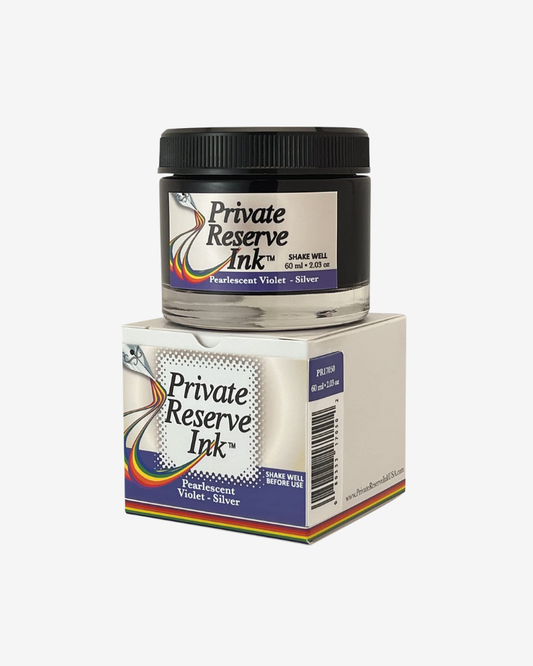 Private Reserve Ink Fountain Pen Ink - Pearlescent Violet-Silver