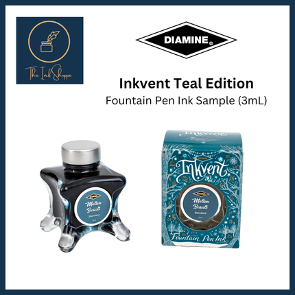 Diamine Inkvent Teal Edition Fountain Pen Ink Sample (3mL)