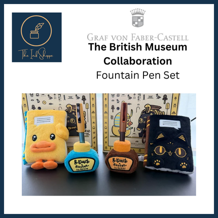 Graf von Faber-Castell x The British Museum x B. Duck Collaboration Fountain Pen Set