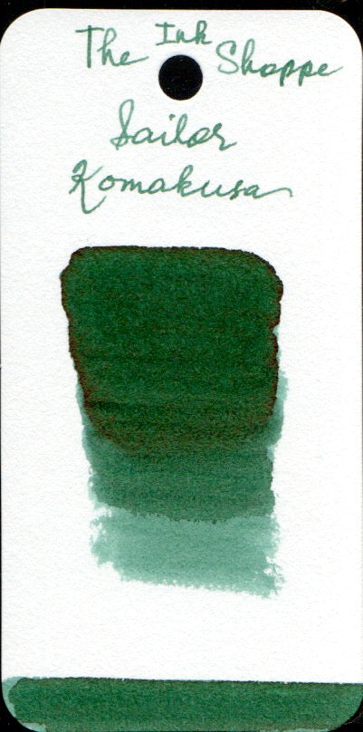 Sailor Shikiori Landscape Fountain Pen Ink - Komakusa