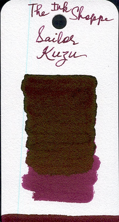 Sailor Manyo Fountain Pen Ink - Kuzu