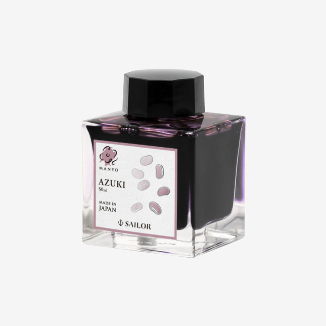 Sailor Manyo Fountain Pen Ink - Azuki