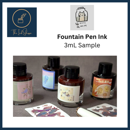 Kitty Inkpot Fountain Pen Ink Sample (3mL)