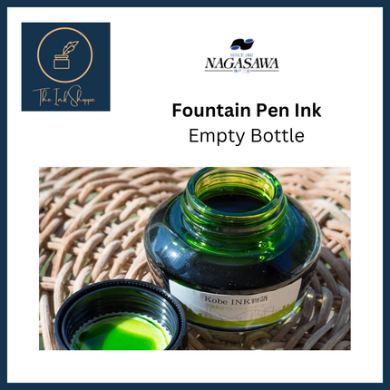Kobe by Nagasawa Inks Fountain Pen Empty Bottle