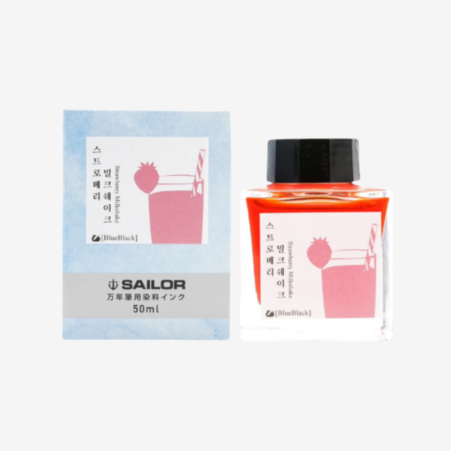 Sailor x BlueBlack Fountain Pen Ink - Strawberry Milkshake