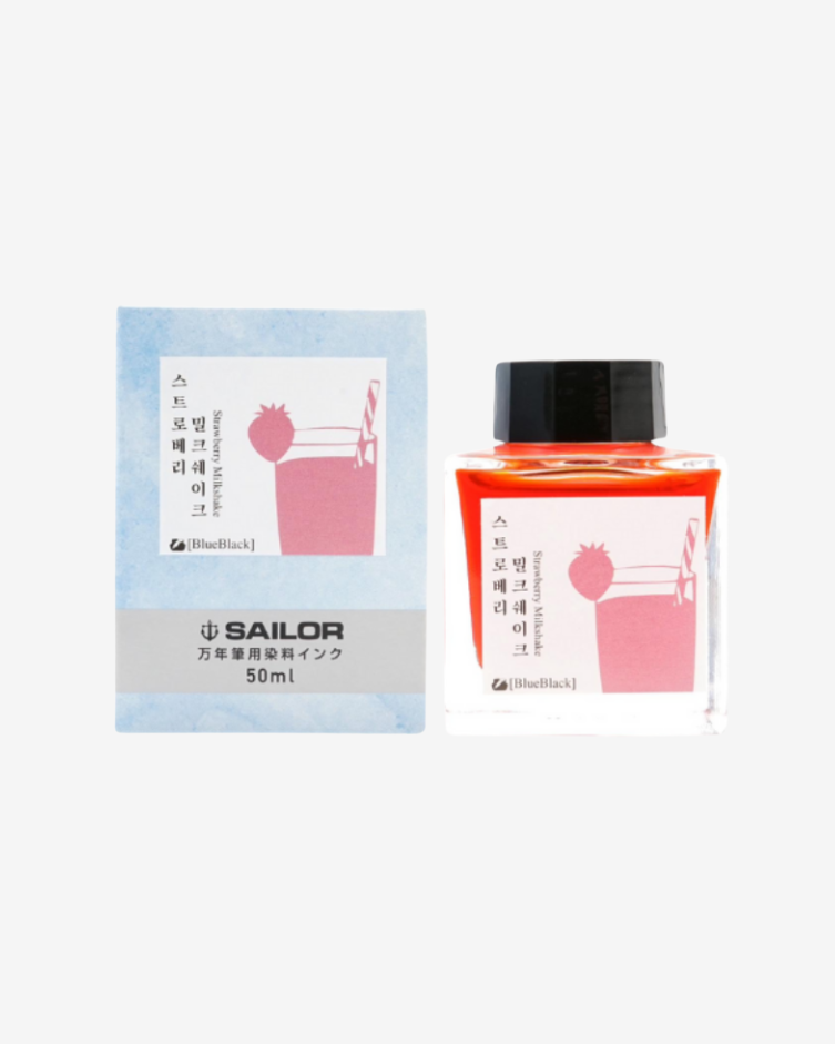 Sailor x BlueBlack Fountain Pen Ink - Strawberry Milkshake