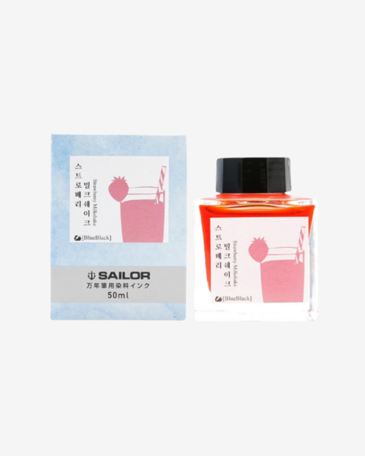 Sailor x BlueBlack Fountain Pen Ink - Strawberry Milkshake