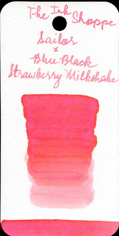 Sailor x BlueBlack Fountain Pen Ink - Strawberry Milkshake